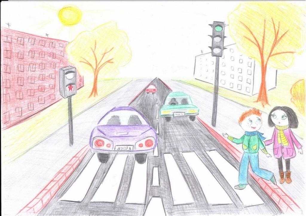 Как нарисовать плакат на тему «правила дорожного движения»: безопасность на дороге глазами детей, рисунки, картинки, раскраски по пдд для школьников и малышей