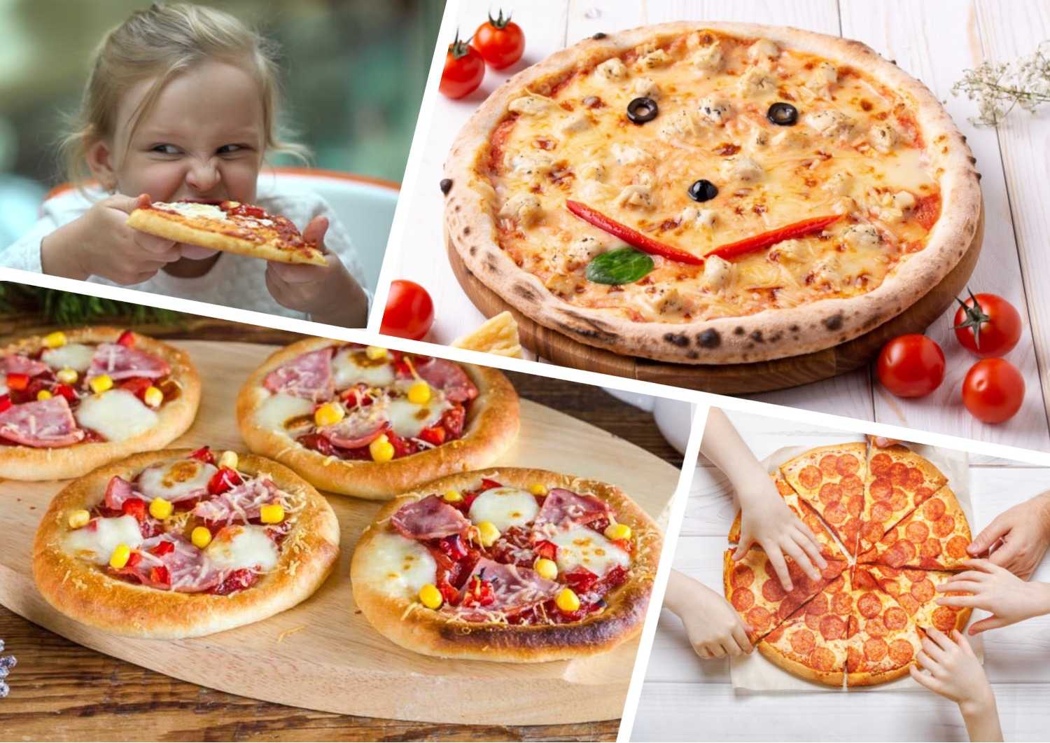Мы собрали простые и вкусные рецепты пиццы для малышей, которая ничуть не повредит растущему организму ребенка и обязательно поднимет ему настроение Отдавайте предпочтение отварному мясу или фаршу, приготовленному в домашних условиях, и тогда пиццу можно