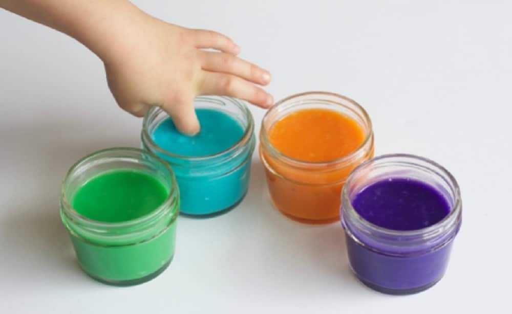 Пальчиковые краски для малышей (до 1 года и старше)