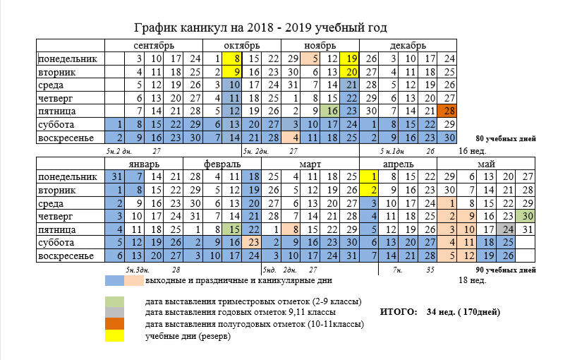 Школьные каникулы в 2020-2021 учебном году в россии | для школьников