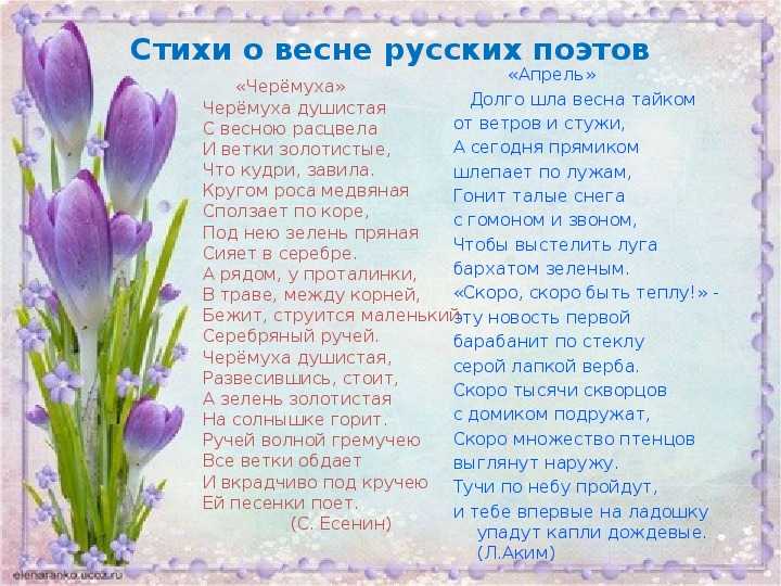 Детские стихи про весну | короткие красивые стихи для детей 3-4 лет