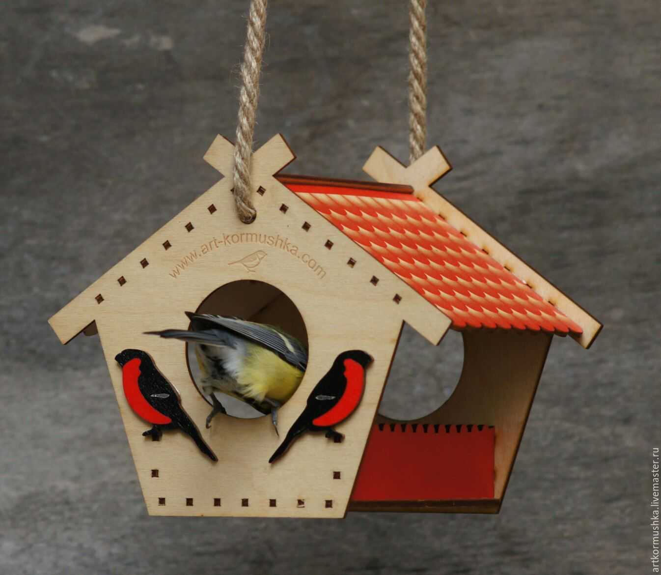 Кормушка для птиц своими руками - 72 фото идеи кормушек из подручных средств