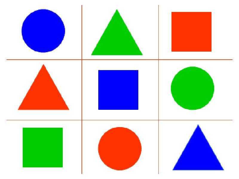 Учим геометрические фигуры для детей 1-3 лет: методики обучения, игры, раскраски