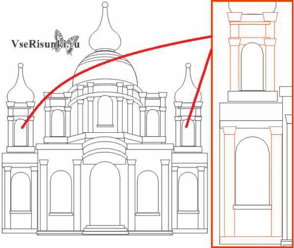 Церковь поэтапно. Поэтапное рисование церкви. Архитектура рисунок для начинающих. Этапы рисования храма. Храм поэтапное рисование для детей.