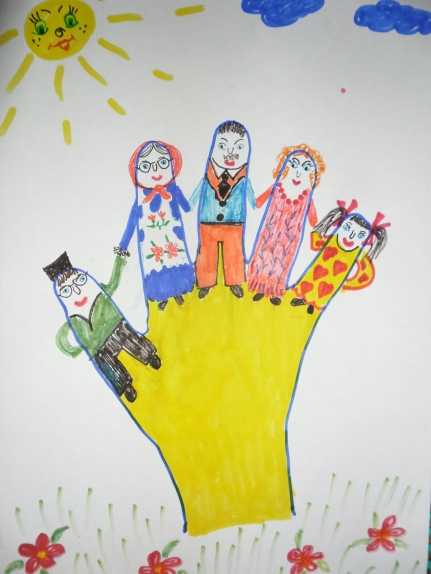Рисование в доу: "моя семья". занятие по рисованию в детском саду на тему "моя семья"