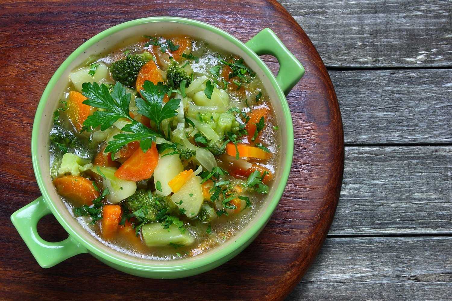 Как приготовить овощной суп для ребенка 1 года