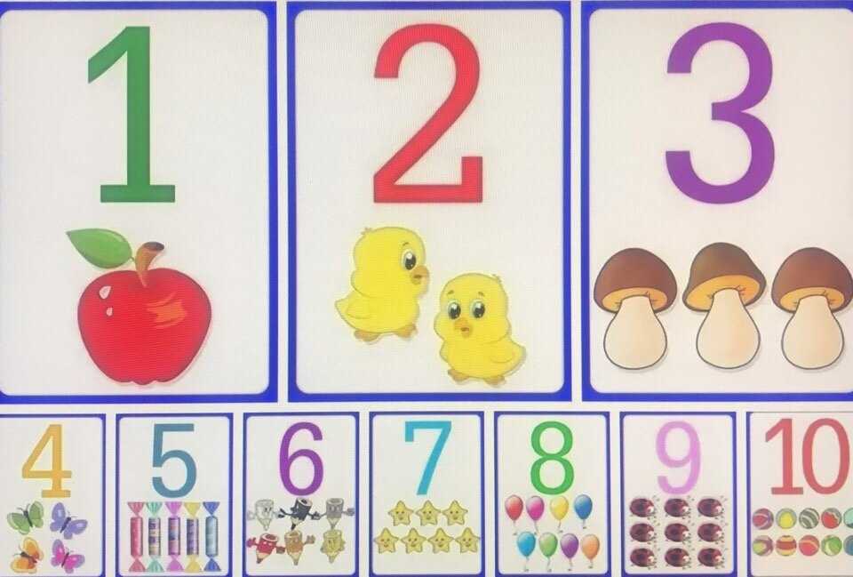 Как научить ребенка цифрам от 1 до 10 в дошкольном возрасте домашних условиях